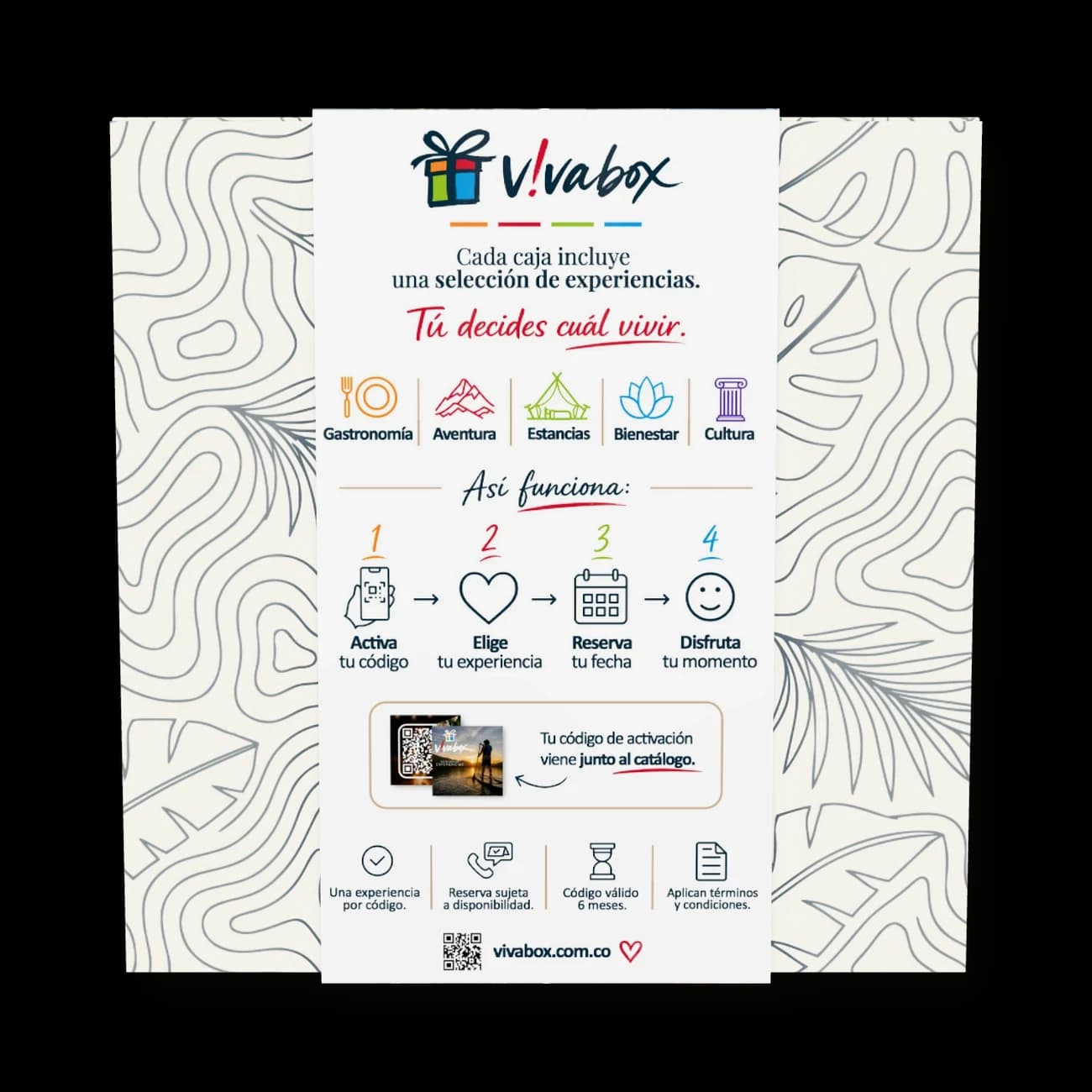 Reverso de la caja Vivabox: cómo funciona el regalo