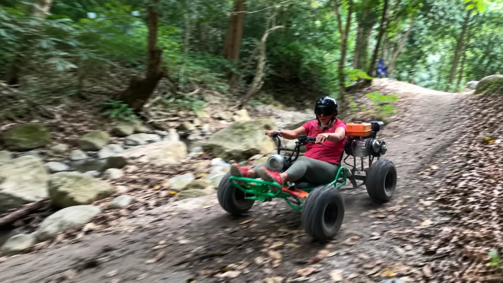 14 kilómetros en karts todoterreno